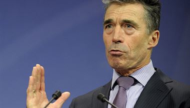 Generln tajemnk NATO Anders Fogh Rasmussen. 