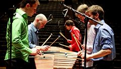 Kompletní Reich�v Drumming p�edvede ansámbl perkusisty Colina Currieho.