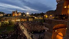 Kíová cesta je nejdelí velikononí liturgií, trvá bezmála ti hodiny.