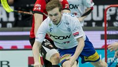 Matj Koaík z Vítkovic (vpedu) a Martin Richter z Tatranu.