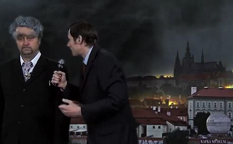 Praha v plamenech. Jakub Kohák natoil recesistické video o ruském útoku.