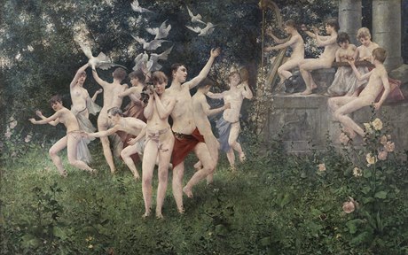 Karel Vítzslav Maek, Slavnost jara, olej, plátno, 190 x 293 cm