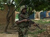 Voják mírové mise Africké unie v SAR.