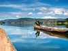 Jezero Bunyonyi, Uganda.