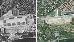 Uniktn srovnn: Praha ped 60 lety a dnes. Podvejte se na zmny