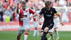 Martin Juhar ze Slavie (vlevo) a Václav Procházka z Plzn.