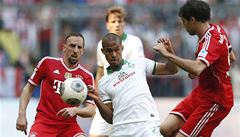 Gebre Selassie dal gól na Bayernu, duelu předcházelo ticho za Vilanovu