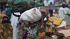 Evakuace muslim� z Bangui.