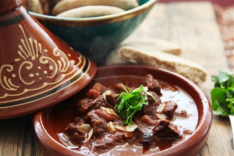 Jehneí tajine je tou pravou ukázkou marocké kuchyn