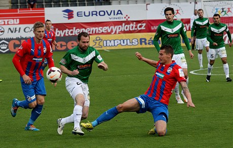 Momentka z utkání Jablonec - Sparta.