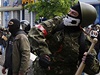 Prorutí radikálové v Odse se stetli s píznivci ukrajinské vlády.