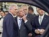 Nmecký prezident Gauck navtívil se Zemanem kodu Auto