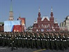 Moskevské Rudé námstí zaplnily iky ruských voják.