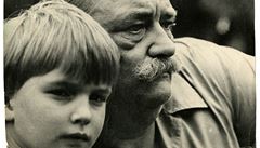 Jií Trnka se synem.