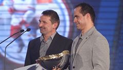 Josef Janda� (vlevo) a Tomá� Rolinek ze Sparty.