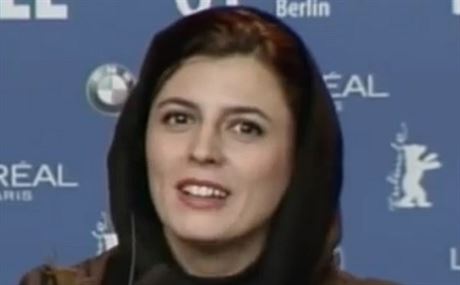 Íránská hereka Lejla Hatamíová.