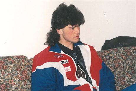 Jaromr Jgr na hokejovm ampiontu v Itlii v roce 1994.
