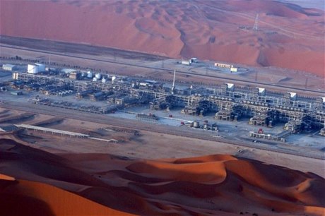 Ropná ložiska v Šajbahu, 800 kilometrů jihovýchodně od saúdskoarabské metropole Rijádu.