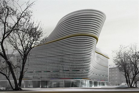 Architektonický návrh budovy Line.