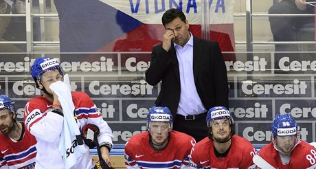 Trenér české hokejové reprezentace Vladimír Růžička.