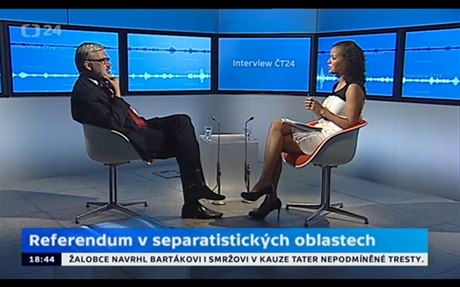 Hostem Interview ČT byl advokát Jiří Vyvadil