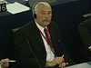 Richard Falbr pi zasedání europarlamentu