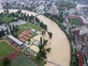 Rozvodnná eka v bosenském mst Zenica.
