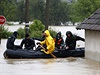 Nkteré obce byly zcela zaplaveny, jejich obyvatelé museli být evakuováni s...