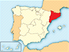 Mapka Katalánska