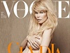 Jedna z obálek asopisu Vogue, kdy pro ni pózovala thotná Claudia Schiffer