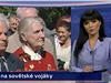 Moderátorka Aneta Savarová ve vysílání 9. kvtna 2014.