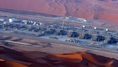 Ropná ložiska v Šajbahu, 800 kilometrů jihovýchodně od saúdskoarabské metropole Rijádu.