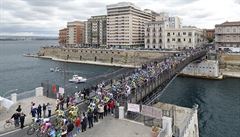 Giro d' Italia - momentka z páté etapy.