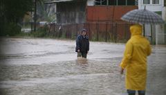 Záplavy zpsobené vydatnými deti, které v Srbsku trvají dva dny a mají jet...