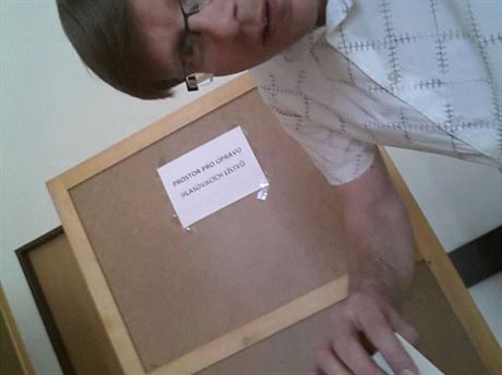 Volebn 'selfie' Martina Kupky, mstopedsedy ODS.