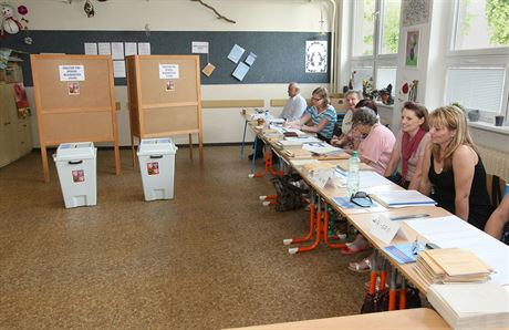 Volby do Evropského parlamentu v Olomouci.