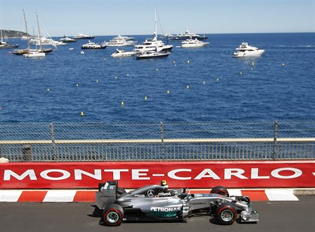 Nico Rosberg pi Velké cen Monaka