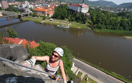 V severoeském Dín byla otevena první ferrata v eské republice, která se...