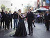 Brad Pitt s Angelinou Jolie na premiée filmu Zloba - Královna erné magie v...