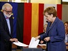 Svj hlas odevzdala i nmecká kancléka Angela Merkelová.