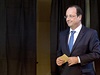 Jako ádný oban se k volbám dostavil i francouzský prezident Francois Hollande.