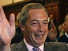 Lídr Nezávislé strany Spojeného království (UKIP)  Nigel Farager naden...