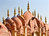 Stecha Paláce vr pipomíná korunu boha Kriny. Jaipur. Indie