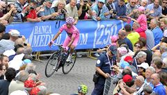 Nairo Quintana bhem 18. etapy Gira.