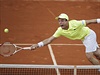 Berdychv soupe ve tetím kole Roland Garros Roberto Bautista.