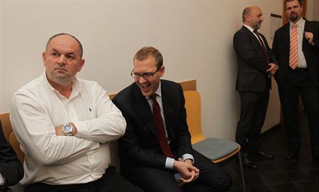 Miroslav Pelta (vlevo) a f Sparty Daniel Ketinsk.