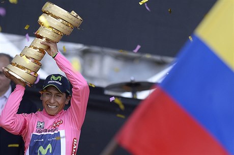 Radující se Nairo Quintana.