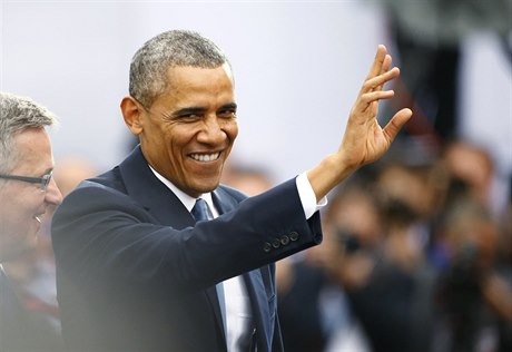 Americký prezident Barack Obama ve Varav.
