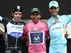 Zleva: Rigoberto Uran, Nairo Quintana a Fabio Aru.