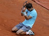 Rafael Nadal slaví svj devátý triumf na French Open.